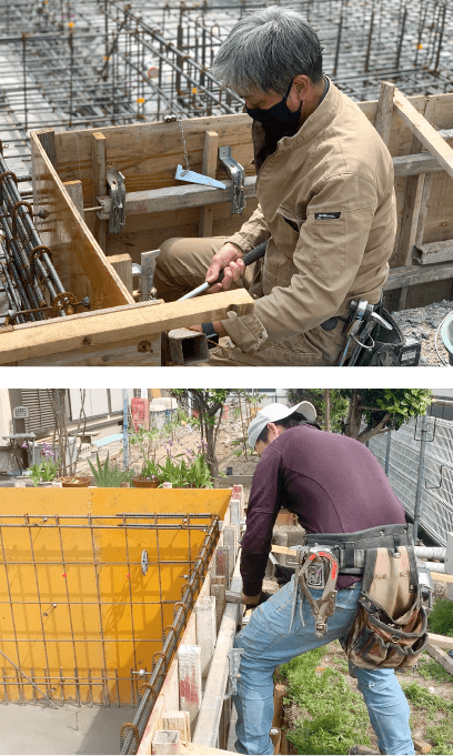 型枠工事の仕事について